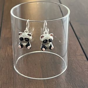 Panda Drop Earrings